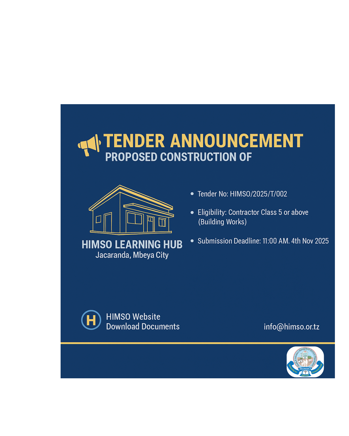 Tender Announcement Banner